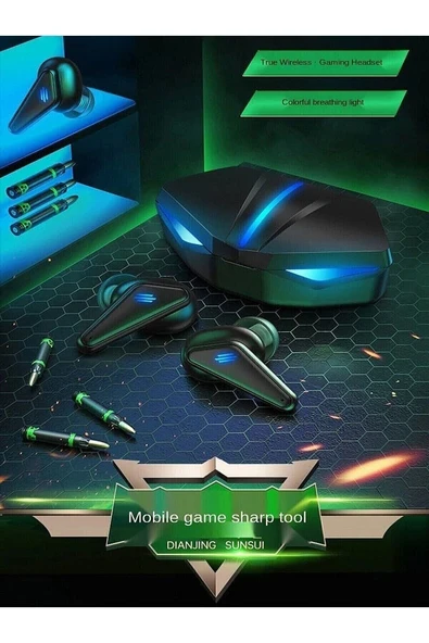 AbaTech P13 BLUE MAX REEDER UYUMLU K55 KABLOSUZ LED IŞIKLI OYUNCU BLUETOOTH KULAKLIK