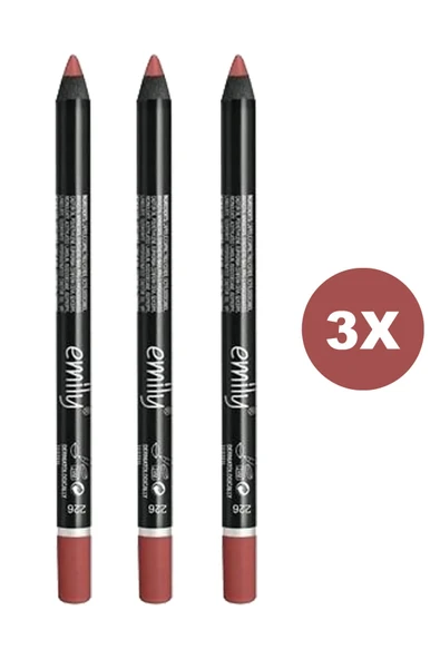 Golden Rose Emıly Dudak Kalemi No:226 - 3 Adet