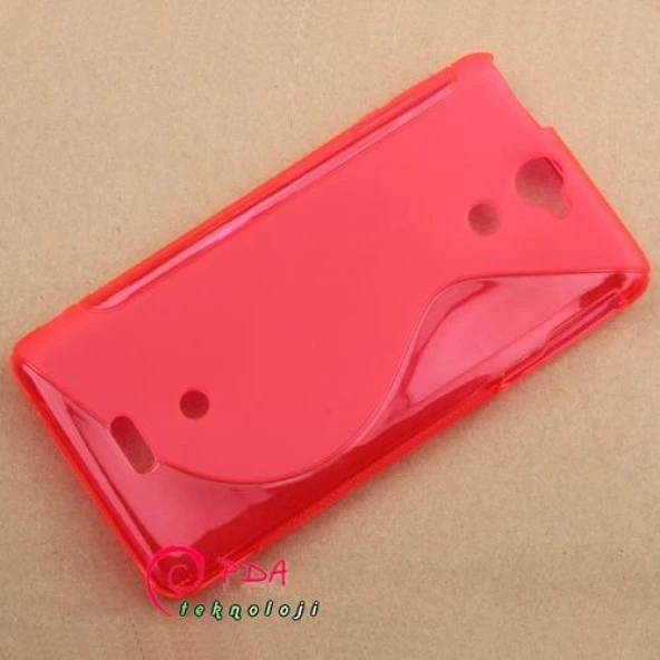 Sony Xperia V LT25i S Desenli Silikon Kılıf - Pembe ürün görseli 1