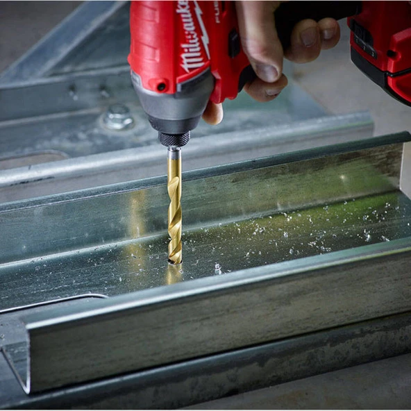 Milwaukee 7.5x 110 MM HSS-G Hex Girişli Metal Matkap Ucu 48894718 - 2