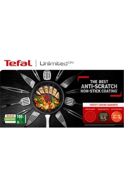 TEFAL G25919 Titanyum 6X UnlimitedOne Wok Tava 28 cm - 8