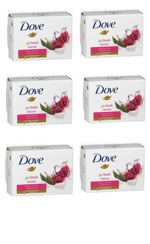 DOVE Cream Bar Sabun Go Fresh 100 Gr X6