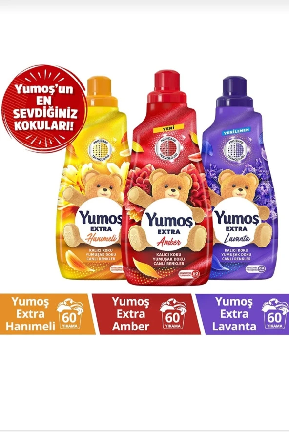 YUMOŞ Extra Konsantre Yumuşatıcı 1440 Ml 60 Yıkama