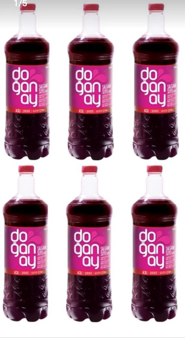 DOĞANAY Şalgam Suyu Acılı 1Lt X 6Ad