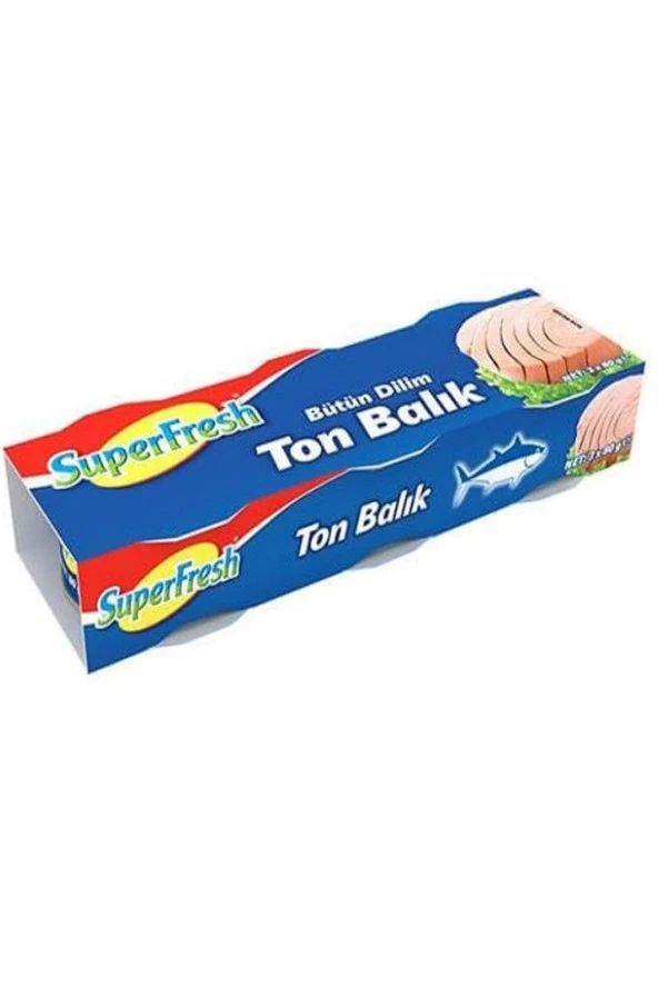 SUPERFRESH Klasik Ton Balığı 80 Gr 3'Lü (4 Adet Fiyatı)