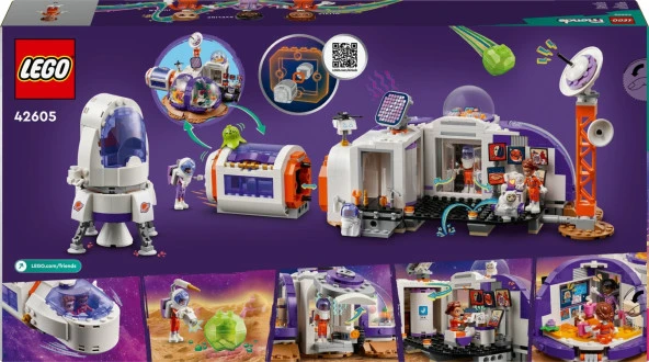 LEGO® Friends Mars Uzay Üssü ve Roketi 42605 - 8 Yaş ve Üzeri Çocuklar için 4 Karakter İçeren Yaratı