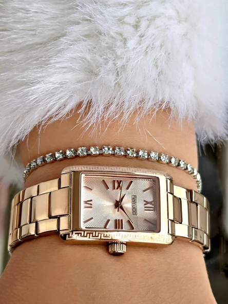 Ferrucci FC.03220M.02 Çelik Kordon Kadın Kol Saati - Resim 3