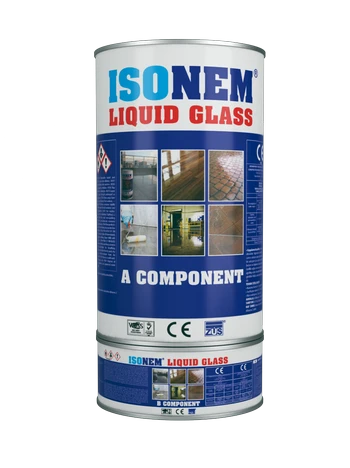 İsonem Liquid Glass Şeffaf Su Yalıtımı 1,75 KG + 0,25KG - 4