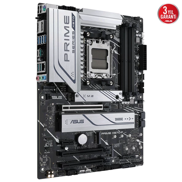 ASUS PRİME X670-P-CSM AMD X670 DDR5 6400MHZ HDMI DP M.2 ATX AM5 - 2