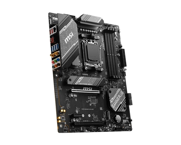 MSI B650 GAMING PLUS WIFI  AM5 SOKET DDR5 6000 HDMI DP M.2 ATX - 4