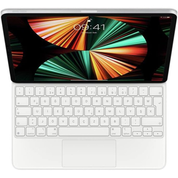 APPLE 12.9'' ipad Pro (5.Nesil) Magic Keyboard Türkçe F Klavye Beyaz MJQL3TU/A