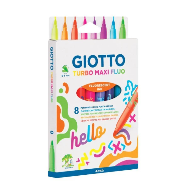 Giotto Turbo Maxi FLUO - 8 Floresan Renk