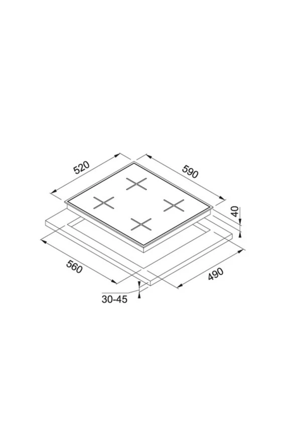 Franke Ankastre Set (Fpj 615 V Bk/ss Davlumbaz - Fsl 86 H Bk Fırın - Fhng 604 4g Tc Bk C Ocak) - 3