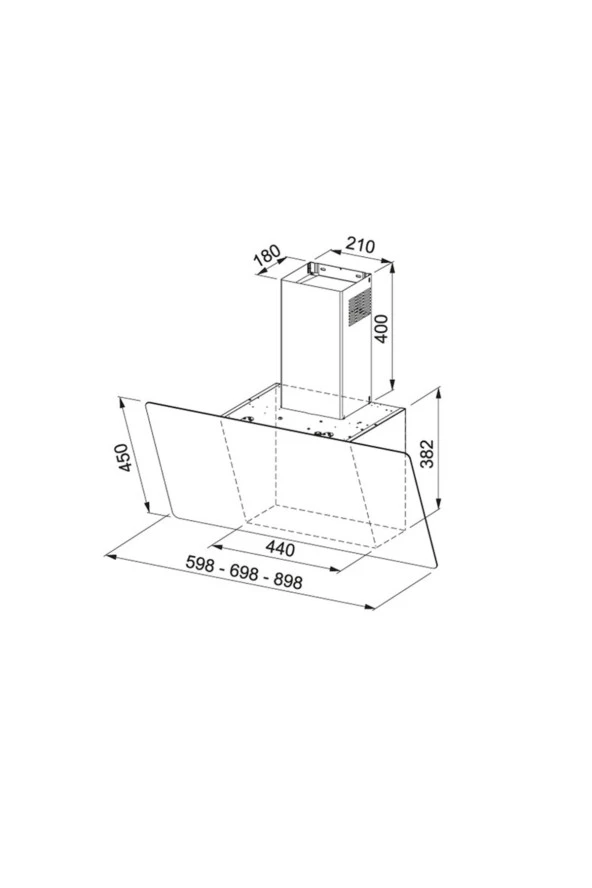 Franke Ankastre Set (Fpj 615 V Bk/ss Davlumbaz - Fsl 86 H Bk Fırın - Fhng 604 4g Tc Bk C Ocak) - 5