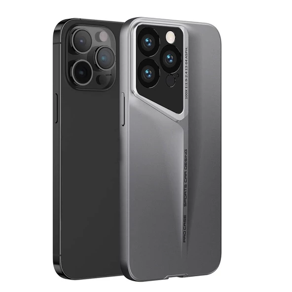 Apple iPhone 15 Pro Max Kılıf Ultra İnce Kamera Korumalı Sert Rubber Zore Procase Kapak - 7