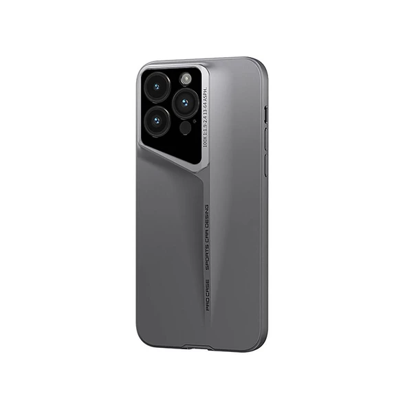 Apple iPhone 15 Pro Max Kılıf Ultra İnce Kamera Korumalı Sert Rubber Zore Procase Kapak - 5