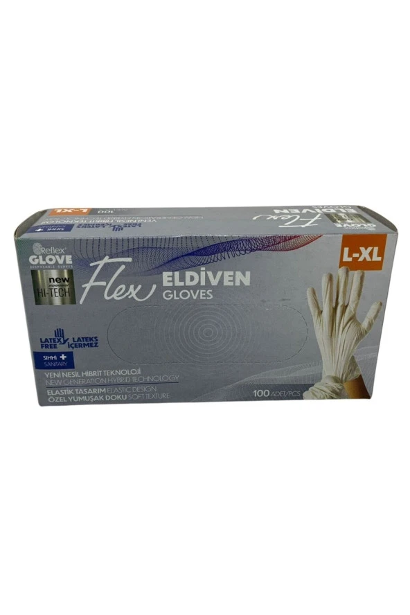Glove Flex Eldiven L-XL 100 Adet