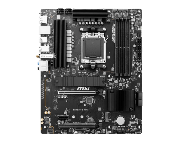 MSI PRO B650-S WIFI DDR5 7200(OC)MHz HDMI DP M.2 ATX AM5 - 3