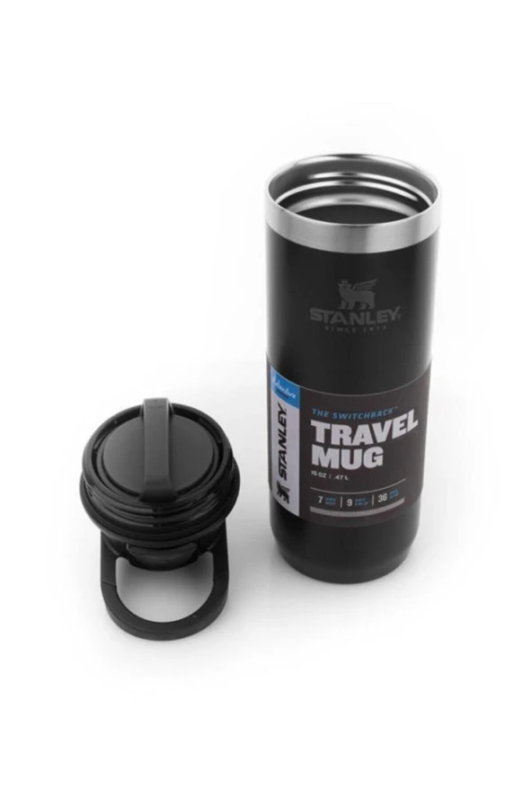 Stanley Adventure Switchback Tek El Termos Bardak 0,47 Lt Siyah 10-02285-021 - 4