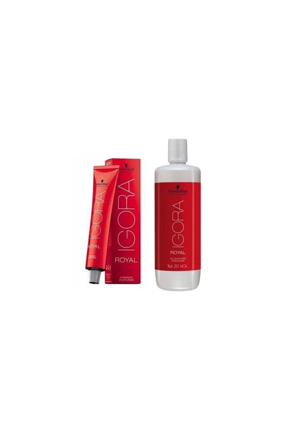2 Adet Royal 9,5-49 Transparan Saç Boyası + 1l Oksidan (orijinal)