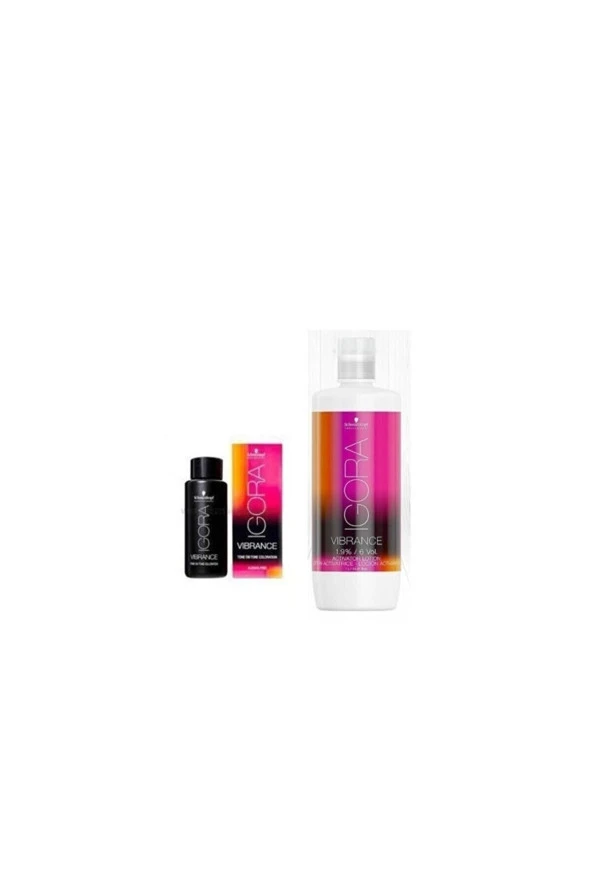 9 Adet Vibrance Raw Minerals 7-21 Orta Küllü Sarı Saç Boyası + 1l Oksidan (orijinal)
