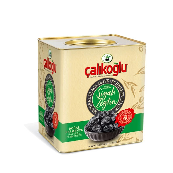 Çalıkoğlu Doğal Gemlik Özel Özel Salamura Siyah Zeytin 10 kg (231-260) L - 2