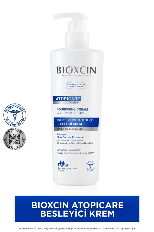 Bioxcin Atopicare Besleyici Krem 500 ml - Aşırı Kuru Ciltler