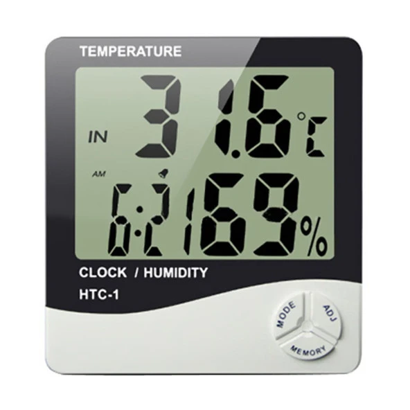 Masaüstü Dijital Termometre  Nem Ölçer Higrometre (3791)