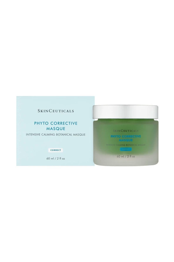 SkinCeuticals Phyto Corrective Hassas Ciltler İçin Cilt Hassasiyetini Yatıştırıcı Ve Onarıcı Bitkisel Maske 60ML