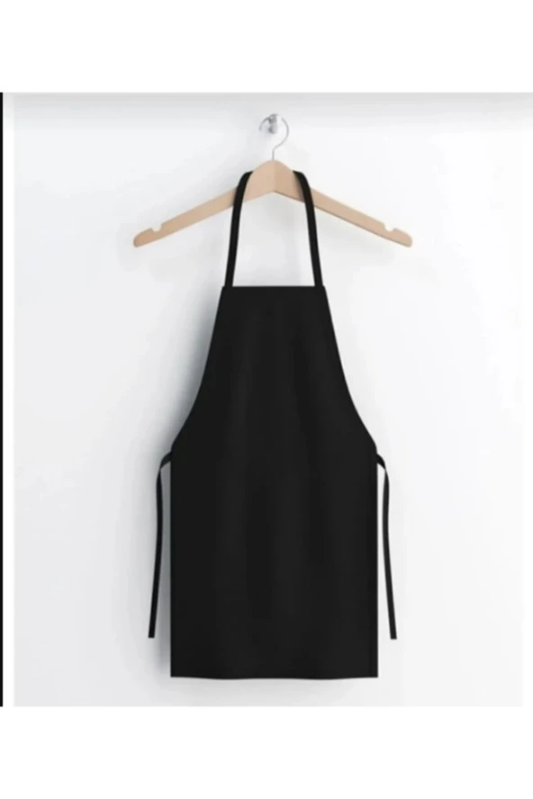 Unisex Extra Uzun Bağcıklı Mutfak Önlüğü Sıvı Geçirmez %100 Polyester Önlük - Resim 2