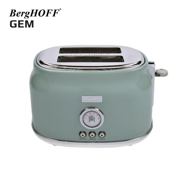 BergHOFF GEM RETRO Mint Yeşil İki Dilim Ekmek Kızartma Makinesi 7950041 - 2