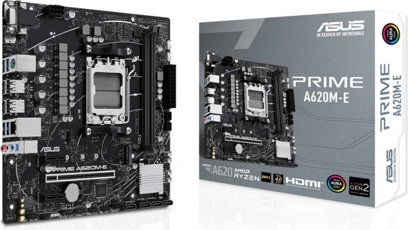 ASUS PRIME A620M-E AMD A620 6400 DDR5 AM5 mATX - PRIME A620M-E Anakart