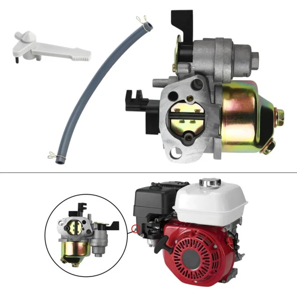 Kmtmak Benzinli Su Motoru Çapa Motoru 6.5/7 Hp Musluklu Karbüratör Gx 120/160/200 - 3