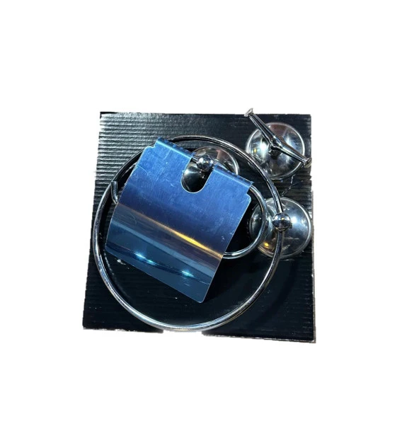 Dömark 3'lü Banyo Seti Krom