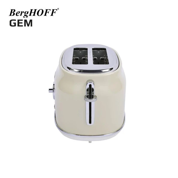 BergHOFF GEM RETRO Krem Rengi İki Dilim Ekmek Kızartma Makinesi 7950042 - 3