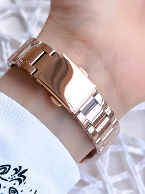 Ferro Rose Gold Renk 3 Atm Suya Dayanıklı Çelik Kordon Özel Tasarım Kadın Kol Saati BFL21250AWT-C4 - Resim 3
