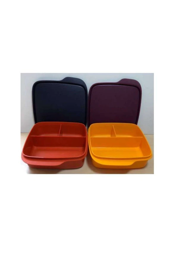 Sarı Bölmeli Beslenme Kabı ürün görseli 1