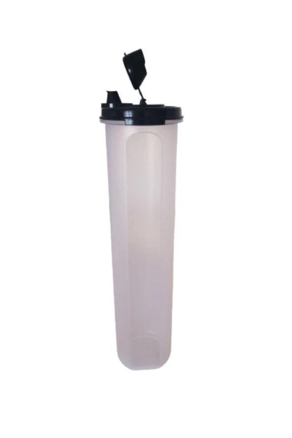 1.1 Lt. Oval Yağdanlık .siyah Kapak