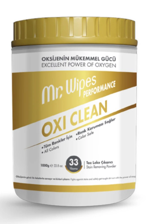 Mr. Wıpes Performans Oxı Clean Leke Cıkarıcı 1000 G