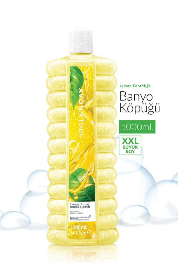 Senses Zesty Refresh Limon Ferahlığı Banyo Köpüğü 1 l