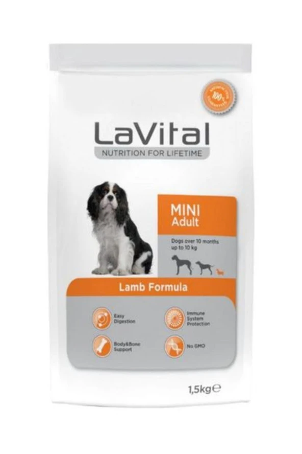 LaVital Küçük Irk Yetişkin Kuru Köpek Maması 1,5kg