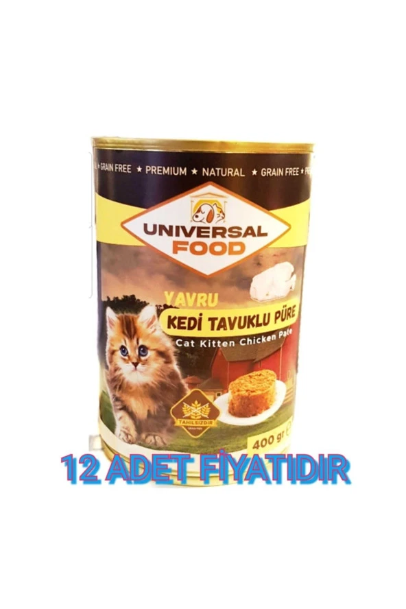 Unıversal Food Yavru Kedi Tavuklu Püre