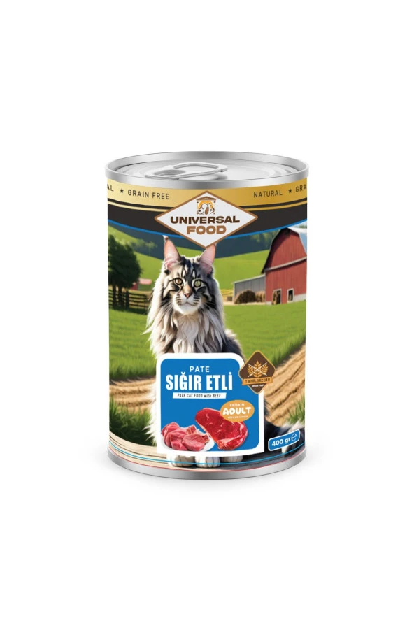 Kedi Konservesi - Exquisite Pate Sığır Etli Kedi Konserve 400g*20 Adet Fiyatı