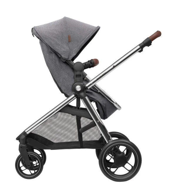 Maxi-Cosi Zelia3 Luxe 2'si Bir Arada Portbebeli Premium Bebek Arabası Twillic Grey - 3