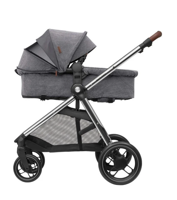 Maxi-Cosi Zelia3 Luxe 2'si Bir Arada Portbebeli Premium Bebek Arabası Twillic Grey - 4