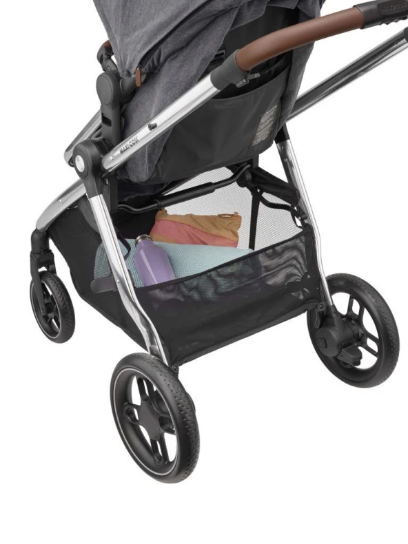 Maxi-Cosi Zelia3 Luxe 2'si Bir Arada Portbebeli Premium Bebek Arabası Twillic Grey - 7