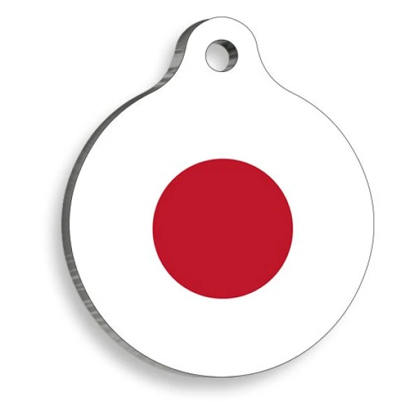 Japonya Yuvarlak Kedi ve Köpek Künyesi ürün görseli 1