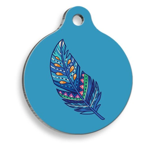 Tüy Yuvarlak Kedi ve Köpek Künyesi Medium 3 cm ürün görseli 1