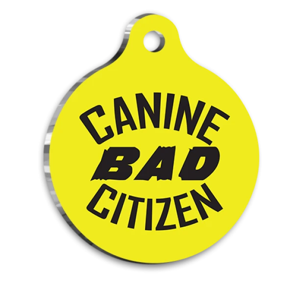 Bad Citizen Köpek Künyesi XLarge 3,3 x 5 cm - 1
