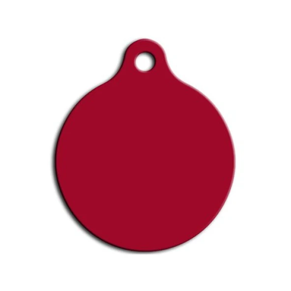 Orta Daire Kedi Köpek Künyesi Kırmızı ürün görseli 1